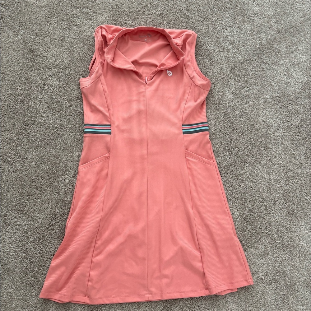 BALEAF Women's Golf Tennis Dress Sleeveless 4-Pockets with Inner Shorts UPF 50+
